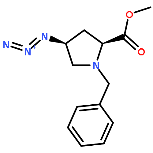 L-Proline, 4-azido-1-(phenylmethyl)-, methyl ester, (4S)-