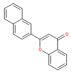 4H-1-Benzopyran-4-one, 2-(2-naphthalenyl)-