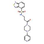 N-{3-oxo-3-[4-(4-pyridinyl)-1-piperazinyl]propyl}-2,1,3-benzothia Diazole-4-sulfonamide