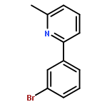 Pyridine, 2-(3-bromophenyl)-6-methyl-