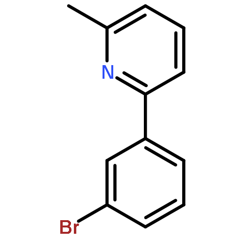 Pyridine, 2-(3-bromophenyl)-6-methyl-