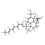 6-O-(octa-2E,4E,6E-trienoyl)-12-hydroxy-6-epi-albrassitriol