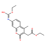 ETHYL 2-[7-(ETHOXYCARBONYLAMINO)-4-METHYL-2-OXOCHROMEN-3-YL]ACETATE