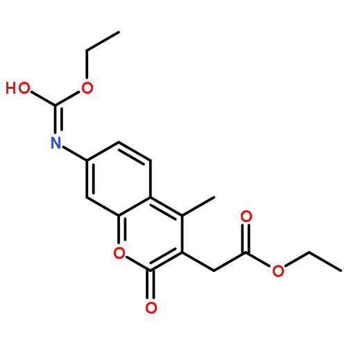 ETHYL 2-[7-(ETHOXYCARBONYLAMINO)-4-METHYL-2-OXOCHROMEN-3-YL]ACETATE