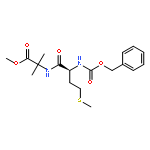 Alanine, 2-methyl-N-[N-[(phenylmethoxy)carbonyl]-L-methionyl]-, methyl ester