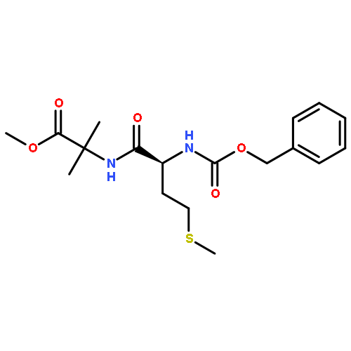 Alanine, 2-methyl-N-[N-[(phenylmethoxy)carbonyl]-L-methionyl]-, methyl ester