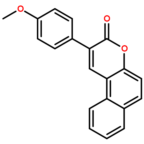 3H-Naphtho[2,1-b]pyran-3-one, 2-(4-methoxyphenyl)-