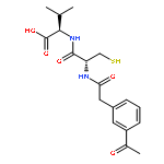 D-Valine, N-[N-[(3-acetylphenyl)acetyl]-L-cysteinyl]-