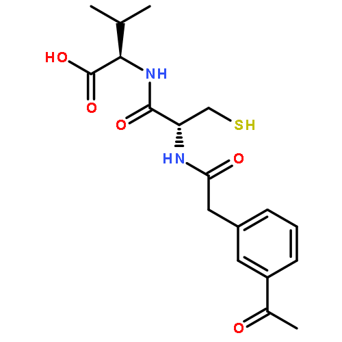 D-Valine, N-[N-[(3-acetylphenyl)acetyl]-L-cysteinyl]-