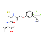 D-Valine, N-[N-[[3-[3-(trifluoromethyl)-3H-diazirin-3-yl]phenoxy]acetyl]-L-cysteinyl]-