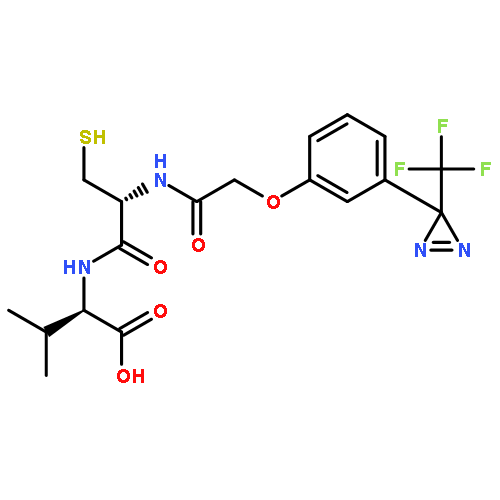 D-Valine, N-[N-[[3-[3-(trifluoromethyl)-3H-diazirin-3-yl]phenoxy]acetyl]-L-cysteinyl]-