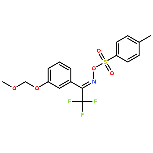 Ethanone, 2,2,2-trifluoro-1-[3-(methoxymethoxy)phenyl]-, O-[(4-methylphenyl)sulfonyl]oxime