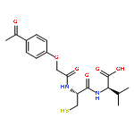 D-Valine, N-[N-[(4-acetylphenoxy)acetyl]-L-cysteinyl]-