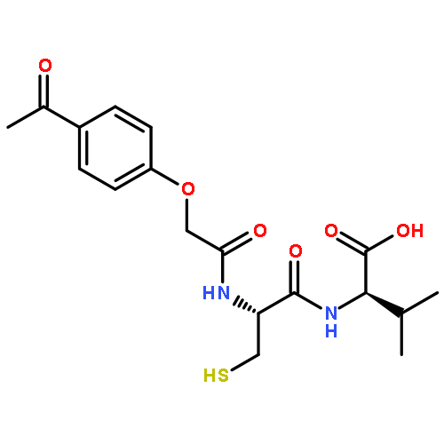 D-Valine, N-[N-[(4-acetylphenoxy)acetyl]-L-cysteinyl]-