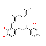 1-Propanone,1-(2,4-dihydroxyphenyl)-3-[2-[(2E)-3,7-dimethyl-2,6-octadien-1-yl]-3,4-dihydroxyphenyl]-