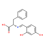 L-PHENYLALANINE, N-[(2,4-DIHYDROXYPHENYL)METHYLENE]-