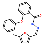 2-Phenoxybenzoicacid-[(5-methyl-2-furanyl)methylene]hydrazide