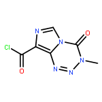 Imidazo[5,1-d]-1,2,3,5-tetrazine-8-carbonyl chloride, 3,4-dihydro-3-methyl-4-oxo-