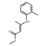 2-Butenoic acid, 3-[(2-methylphenyl)amino]-, methyl ester