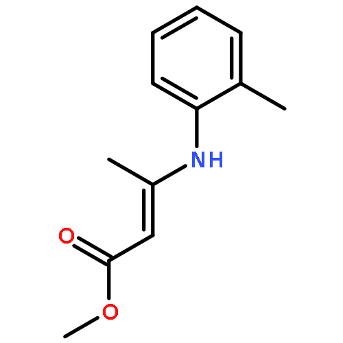 2-Butenoic acid, 3-[(2-methylphenyl)amino]-, methyl ester