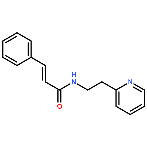 2-Propenamide, 3-phenyl-N-[2-(2-pyridinyl)ethyl]-, (E)-