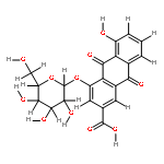 4-beta-D-Glucopyranosyloxy-5-hydroxy-9,10-dioxo-9,10-dihydro-anthracen-2-carbonsaeure