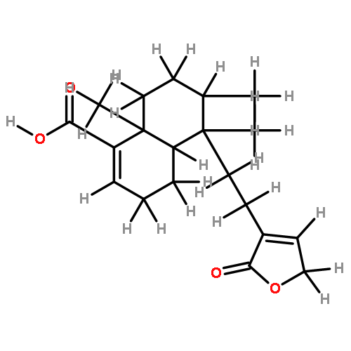 (+)-3,13-clerodadien-16,15-olid-18-oic acid