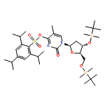 3,5-Bis-O-(t-butyldimethylsilyl)-O4-(2,4,6-triisopropylphenylsulfonyl)