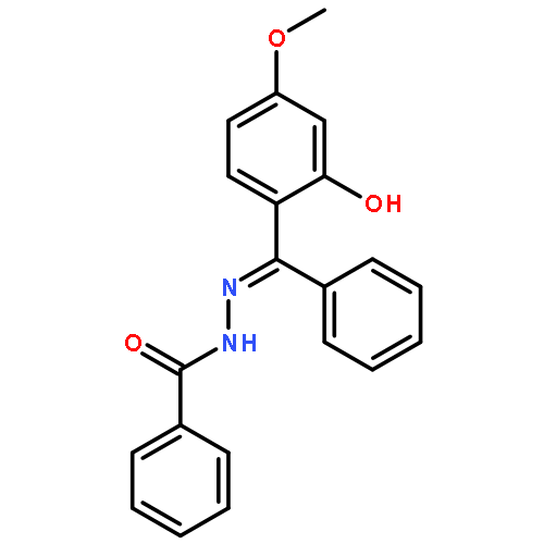 Benzoic acid, [(2-hydroxy-4-methoxyphenyl)phenylmethylene]hydrazide