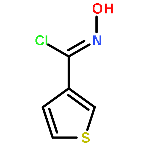 3-Thiophenecarboximidoyl chloride, N-hydroxy-