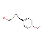 Cyclopropanemethanol, 2-(4-methoxyphenyl)-, (1R,2R)-rel-