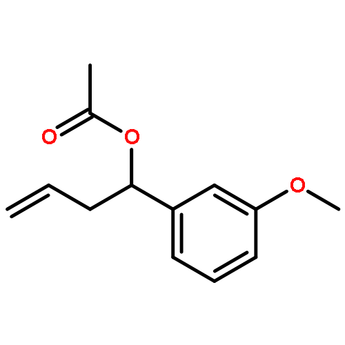 1-(3-Methoxyphenyl)but-3-en-1-yl acetate