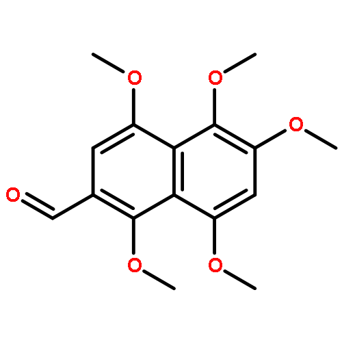 2-Naphthalenecarboxaldehyde, 1,4,5,6,8-pentamethoxy-