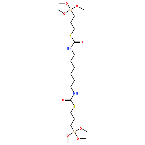 2-Oxa-7-thia-9,16-diaza-3-silaheptadecane-17-thioic acid, 3,3-dimethoxy-8-oxo-, S-[3-(trimethoxysilyl)propyl] ester