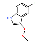 1H-Indol-3-ol,5-chloro-, 3-acetate