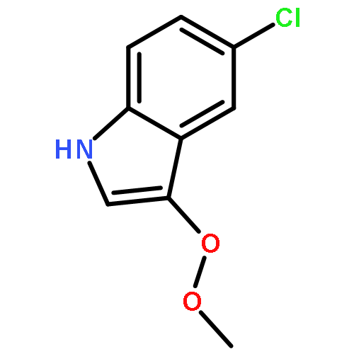 1H-Indol-3-ol,5-chloro-, 3-acetate