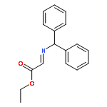 Acetic acid, [(diphenylmethyl)imino]-, ethyl ester