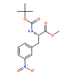 L-Phenylalanine, N-[(1,1-dimethylethoxy)carbonyl]-3-nitro-, methyl ester