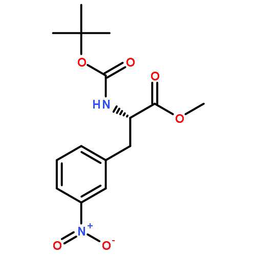 L-Phenylalanine, N-[(1,1-dimethylethoxy)carbonyl]-3-nitro-, methyl ester