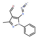 1H-Pyrazole-4-carboxaldehyde, 5-azido-3-methyl-1-phenyl-