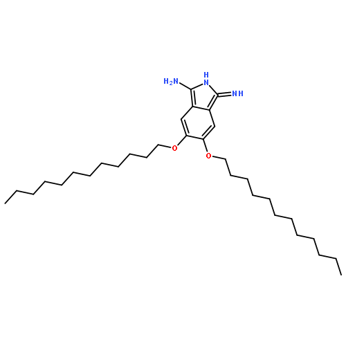 1H-ISOINDOL-3-AMINE, 5,6-BIS(DODECYLOXY)-1-IMINO-