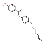 Benzoic acid, 4-methoxy-, 4-(5-hexenyloxy)phenyl ester