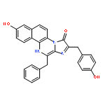 BENZ[F]IMIDAZO[1,2-A]QUINOXALIN-3(11H)-ONE, 8-HYDROXY-2-[(4-HYDROXYPHENYL)METHYL]-12-(PHENYLMETHYL)-