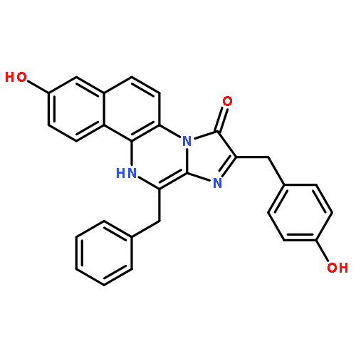 BENZ[F]IMIDAZO[1,2-A]QUINOXALIN-3(11H)-ONE, 8-HYDROXY-2-[(4-HYDROXYPHENYL)METHYL]-12-(PHENYLMETHYL)-