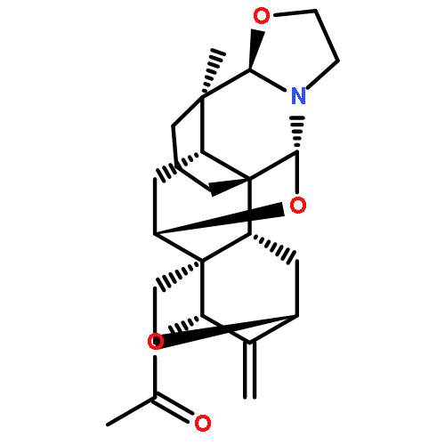 12aH,14H-3,14a-Ethano-14,4b,8-ethanylylidene-1H,5H-[2]benzopyrano[4,3-g]oxazolo[3,2-a]azocin-1-ol,decahydro-8-methyl-2-methylene-, acetate (ester), (1S,3S,4aR,4bR,8R,8aS,12aS,14R,14aR,18R)-