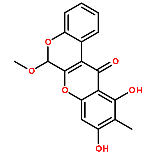 [1]Benzopyrano[3,4-b][1]benzopyran-12(6H)-one,9,11-dihydroxy-6-methoxy-10-methyl-