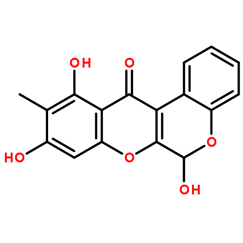 [1]Benzopyrano[3,4-b][1]benzopyran-12(6H)-one,6,9,11-trihydroxy-10-methyl-