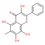 4H-1-Benzopyran-4-one,3,5,7,8-tetrahydroxy-6-methyl-2-phenyl-