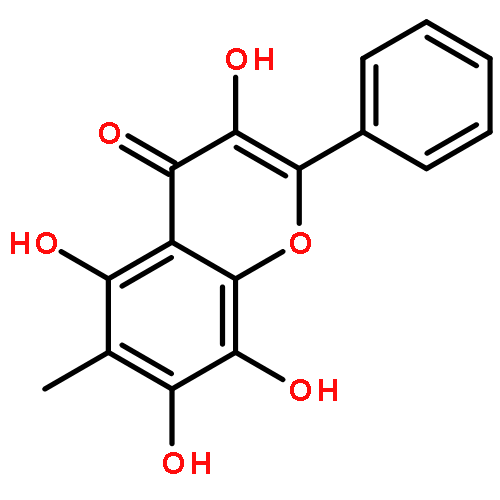 4H-1-Benzopyran-4-one,3,5,7,8-tetrahydroxy-6-methyl-2-phenyl-