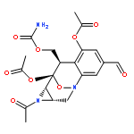 3,9-Epoxy-3H-azirino[2,3-c][1]benzazocine-5-carboxaldehyde,1-acetyl-7,9-bis(acetyloxy)-8-[[(aminocarbonyl)oxy]methyl]-1,1a,2,8,9,9a-hexahydro-,(1aS,3S,8R,9S,9aS)-